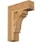 Ekena Millwork Merced Block Rough Sawn Bracket, Western Red Cedar, 4"W x 14"D x 18"H BKT04X14X18MRC05RWR - alternate 1